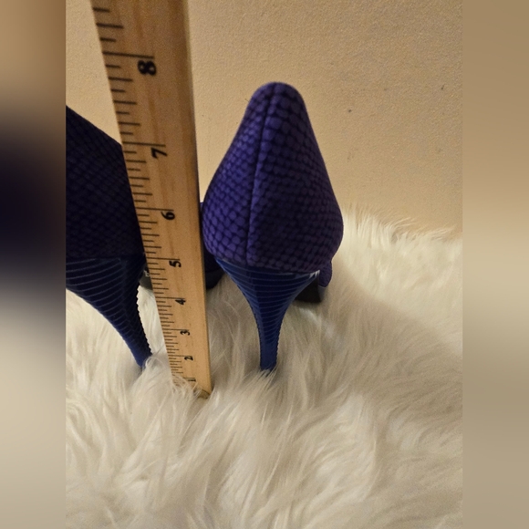 Rachel Rachel Roy Women's Purple & Blue Textured Heels Shoes size 9 1/2 M - Picture 5 of 16